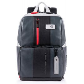  Рюкзак Piquadro Urban CA3214UB00BM/GRN серый/черный натур.кожа 