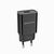  Адаптер Сетевой с кабелем Borofone BA20A Sharp 1USB/5V/2.1A +Type-C (black) 