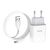  Адаптер Сетевой с кабелем Hoco C72A Glorious 1USB/5V/2.1A +Type-C (white) 