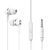  Проводные наушники с микрофоном внутриканальные Borofone BM36 Acura, 3.5 Jack (white) 
