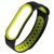  Ремешок двухцветный для фитнес-браслета Xiaomi Mi Band 5/ Mi Smart Band 6, черный с желтым 