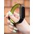  Ремешок двухцветный для фитнес-браслета Xiaomi Mi Band 5/ Mi Smart Band 6, черный с желтым 