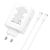  Адаптер Сетевой с кабелем Hoco N31 PD100W 3C1A fast charger Type-C - Type-C ( (white) (213930) 