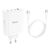  Адаптер Сетевой с кабелем Hoco N31 PD100W 3C1A fast charger Type-C - Type-C ( (white) (213930) 