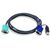 Шнур Aten 2L-5203U мон+клав+мышь USB SPHD15--HD DB15+USB A-Тип Male-2xMale 8+4 проводов опрессованный 3м черный 