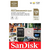  MicroSD  128GB  SanDisk Class 10 Max Endurance UHS-I V30 U3 (100 Mb/s) + SD адаптер 