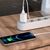  Сетевое зарядное устройство HOCO N8 Briar 2xUSB с Кабелем USB - Lightning, 2.4A, 10.8W, белый 