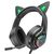  Проводные наушники HOCO W107 Cute cat, USB+Jack 3.5mm, 2 м, elf cat 