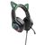  Проводные наушники HOCO W107 Cute cat, USB+Jack 3.5mm, 2 м, elf cat 