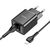  Сетевое зарядное устройство HOCO N25 Maker 2xUSB с Кабелем USB - Lightning, 2.1A, 10W, черный 