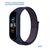  Ремешок нейлоновый Great Case Sport для Xiaomi Mi Band 3/4/5/6/7, 260мм, на липучке, синий индиго (17) 