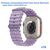  Ремешок силиконовый Great Case Ocean Band для Apple Watch 42/44/45/49 мм, 215мм, на застежка, фиалковый (16) 