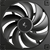  Вентилятор DEEPCOOL FD14 140x140x25мм (PWM, черный, 400-1650об/мин) Color BOX 