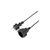  Удлинитель силовой PROconnect PROc-Uc 13-4915 2x0.75кв.мм 1розет. 30м ПВС 6A пласт.рамка черный 