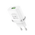  Блок питания сетевой 2 USB HOCO C12, 2400mA, пластик, цвет: белый (1/10/100) 