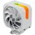  Кулер upHere UP1TC4 White / 4HPx6mm, 230W TDP, single tower, 1x120mm fan, 600-1650RPM, 68 CFM, 25dBA, ARGB cover 