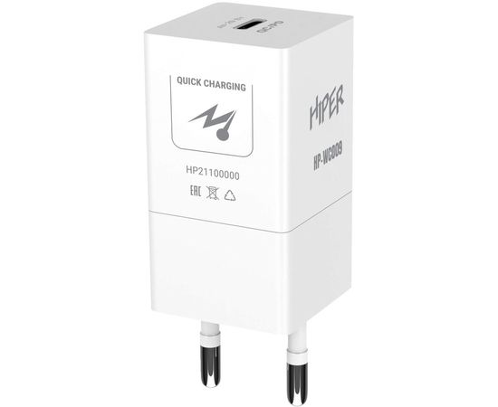  СЗУ Hiper HP-WC009 3A PD+QC универсальное белый 