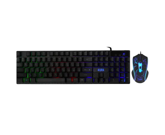  Игровой набор Defender Aura MKP-117 RU (52117),Light,мышь+клавиатура+ковер 