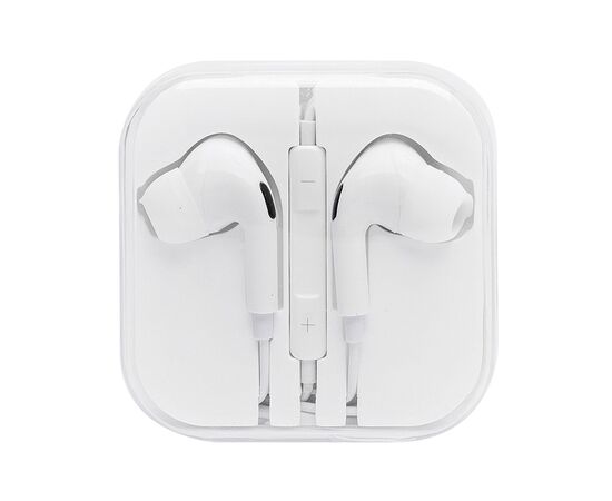  Проводные наушники с микрофоном внутриканальные - APods Pro проводные, Jack 3.5, (white) 