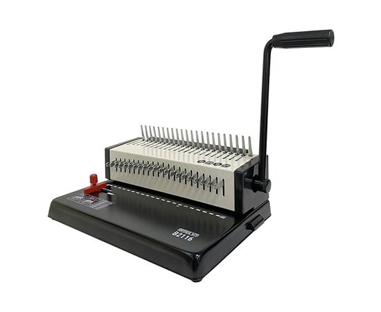  Переплетчик Office Kit B2116 A4/перф.13л.сшив/макс.450л./пластик.пруж. 