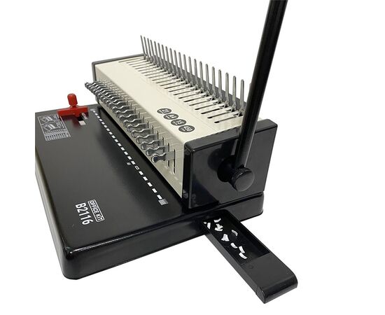  Переплетчик Office Kit B2116 A4/перф.13л.сшив/макс.450л./пластик.пруж. 