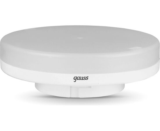  Лампа Gauss GX53 (108408108-D) светодиодная 8Вт цок. GX53 таблетка 220B 3000K св.свеч.бел.теп. (упак. 1шт) 