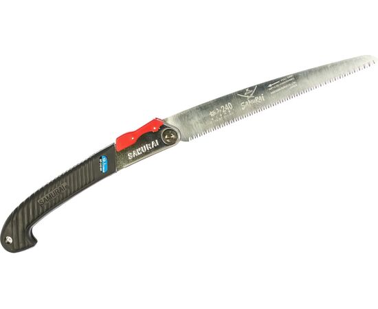 Пила Samurai MP-240-MH складная/прямое полотно/2 угла фикс/в футляре 
