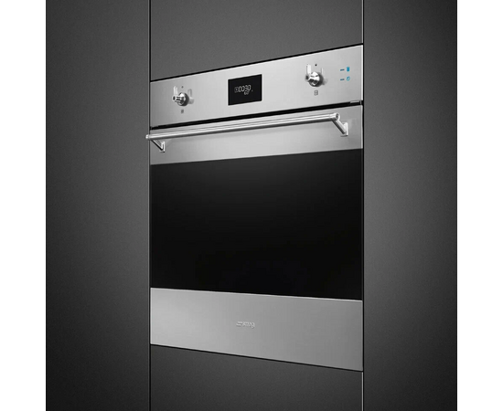  Духовой шкаф SMEG SOP6301S2X Classica многофункциональный с пиролизом и пароувлажнением, 60см, 11 функций, нерж 