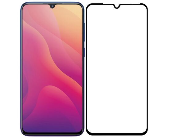  Стекло защитное Full Glue Premium Krutoff для Vivo V11/V11 Pro/X23 черное 