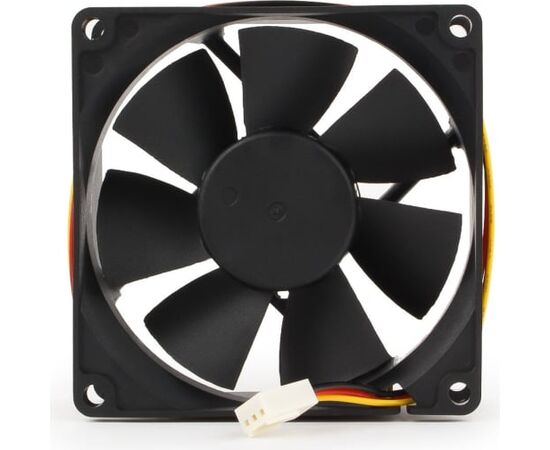  Вентилятор Gembird FANCASE/BALL-3100, 80x80x25, подшипник, 3 pin, провод 30 см, 3100 об/мин 