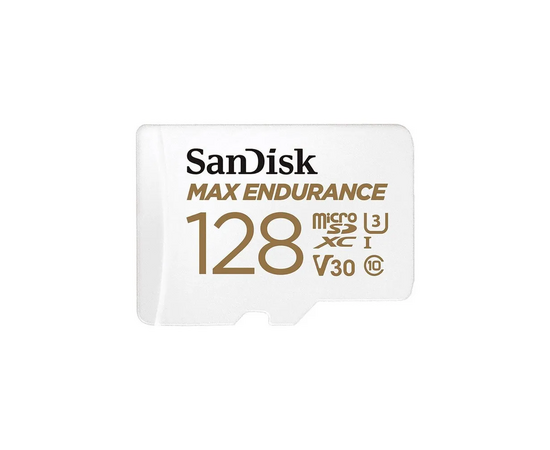  MicroSD  128GB  SanDisk Class 10 Max Endurance UHS-I V30 U3 (100 Mb/s) + SD адаптер 