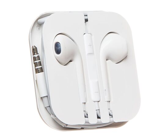  Проводные наушники с микрофоном вкладыши - MD827ZM MEDIUM (тех.уп.) Jack 3,5  (white) (219906) 