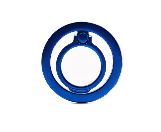  Держатель кольцо (Ring) Popsockets SafeMag металлическое (dark blue) (222712) 