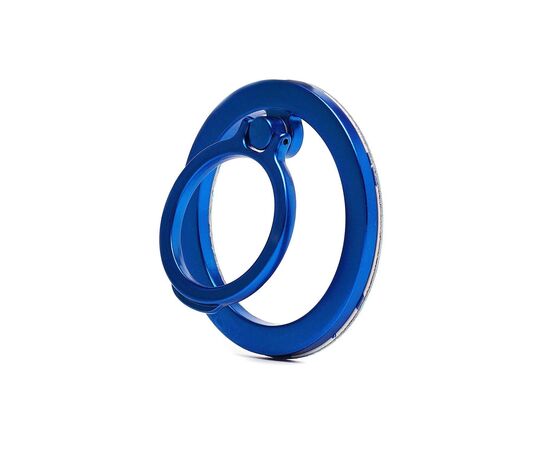  Держатель кольцо (Ring) Popsockets SafeMag металлическое (dark blue) (222712) 