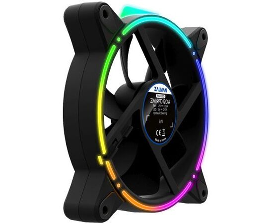  Вентилятор ZALMAN ZM-RFD120A RGB (120мм, 25.6dB, 1500rpm, 3pin, подсветка) RTL 