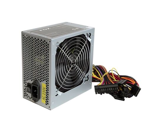  Блок питания Foxline FL550S 550W ATX PSU, 120Fan, 24 pin, 4 + 4 Pin (12V), 5*SATA, 2*4 pin molex, 1*FDD, 1*PCI-e(6 + 2 pin) 