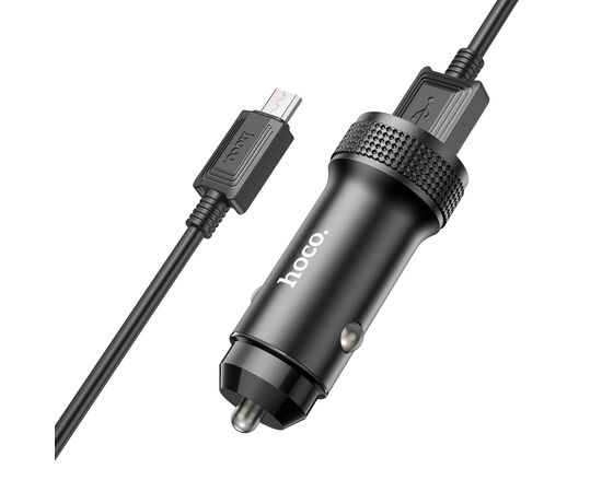  АЗУ 2USB 2.4A для micro USB Hoco Z49 (Black) 