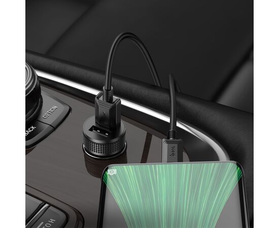  АЗУ 2USB 2.4A для micro USB Hoco Z49 (Black) 
