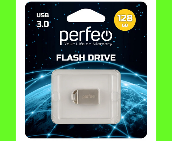  Флешка Perfeo USB 3.0 128GB M11 Метал. корпус 