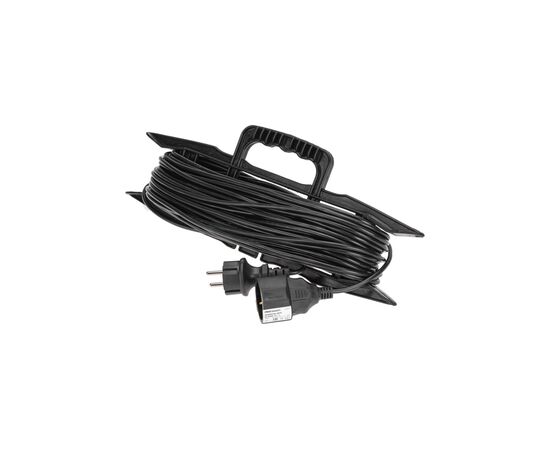  Удлинитель силовой PROconnect PROc-Uc 13-4915 2x0.75кв.мм 1розет. 30м ПВС 6A пласт.рамка черный 