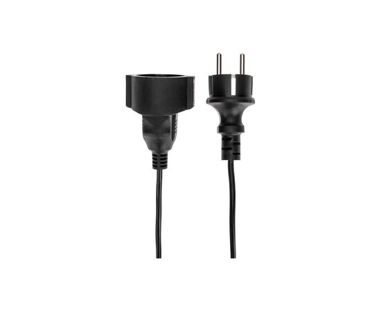  Удлинитель силовой PROconnect PROc-Uc 13-4915 2x0.75кв.мм 1розет. 30м ПВС 6A пласт.рамка черный 