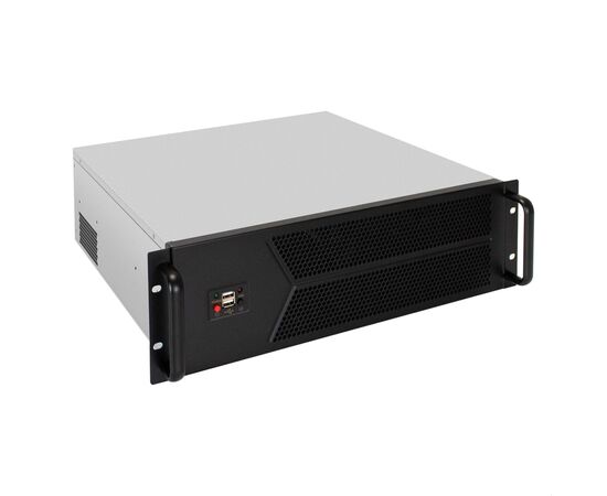  Корпус ExeGate Pro 3U450-12 EX298407RUS (RM 19", высота 3U, глубина 450, БП 2U-400ADS, 2*USB) 