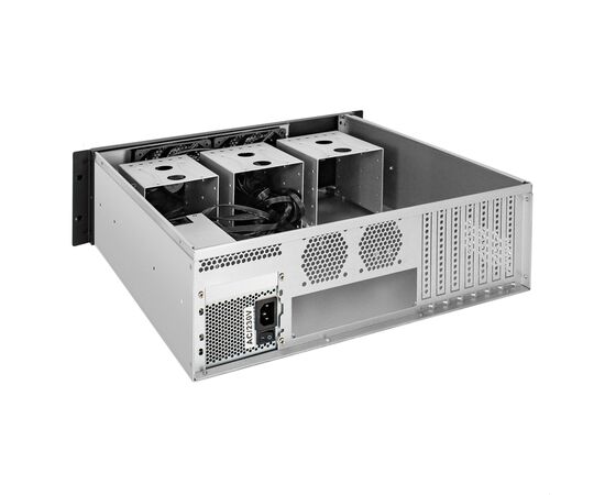  Корпус ExeGate Pro 3U450-12 EX298407RUS (RM 19", высота 3U, глубина 450, БП 2U-400ADS, 2*USB) 