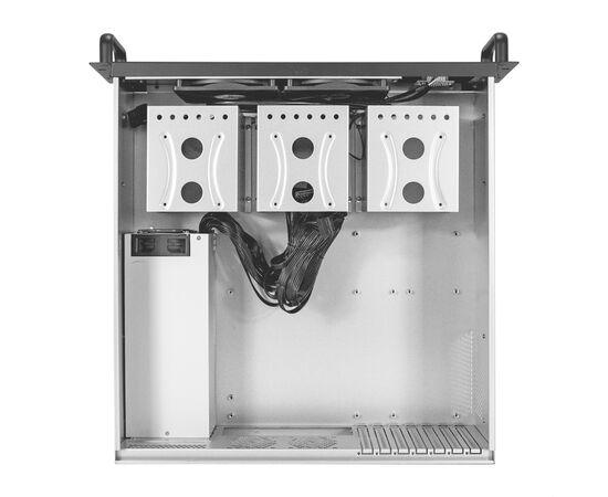  Корпус ExeGate Pro 3U450-12 EX298407RUS (RM 19", высота 3U, глубина 450, БП 2U-400ADS, 2*USB) 