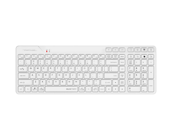  Клавиатура A4Tech Fstyler FBK27C AS белый USB беспроводная BT/Radio slim Multimedia 
