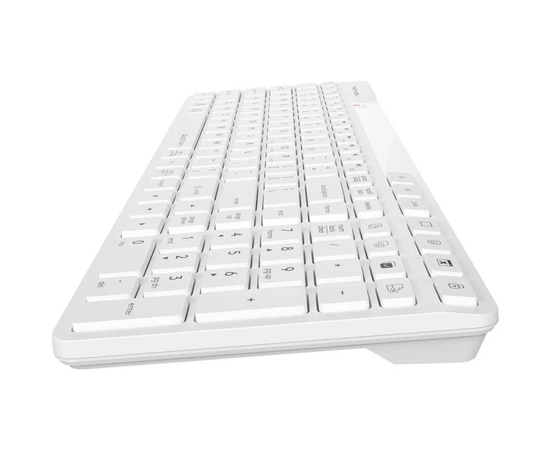  Клавиатура A4Tech Fstyler FBK27C AS белый USB беспроводная BT/Radio slim Multimedia 