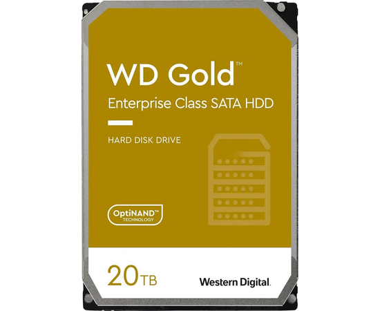  HDD Western Digital WD202KRYZ Gold 3.5" 20TB SATA3, Cache 291MB, 7200 rpm 