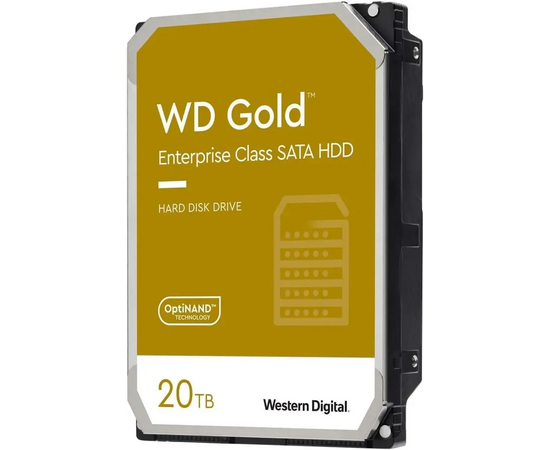  HDD Western Digital WD202KRYZ Gold 3.5" 20TB SATA3, Cache 291MB, 7200 rpm 