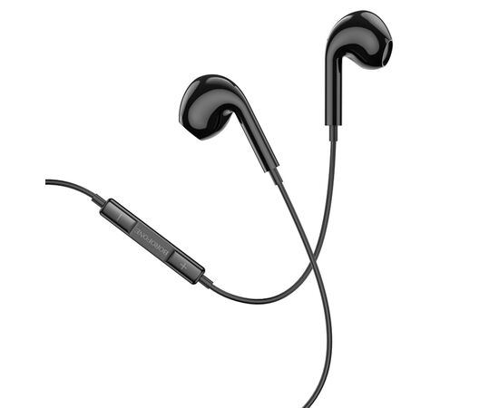  Проводные наушники BOROFONE BM80 Max Gorgeous, Jack 3.5mm, 1.2 м, черный 