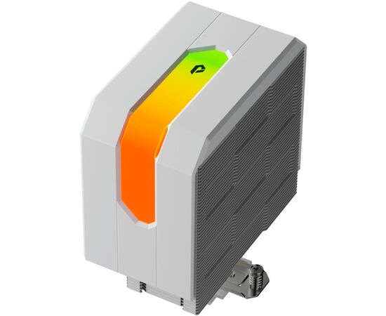  Кулер upHere UP1TC4 White / 4HPx6mm, 230W TDP, single tower, 1x120mm fan, 600-1650RPM, 68 CFM, 25dBA, ARGB cover 